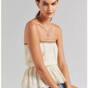 Anthropologie Verb Lace Tube Top Size S